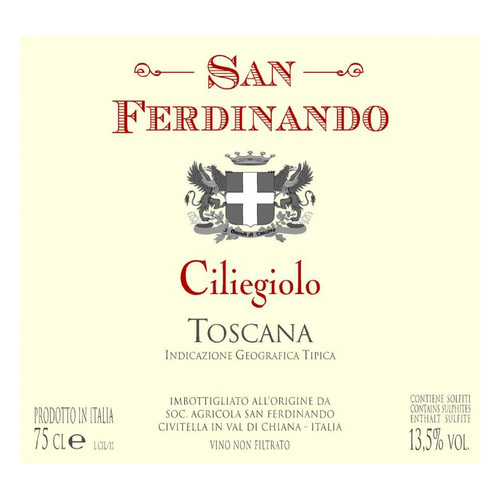 San Ferdinando Ciliegiolo Rosso Toscana 2022 750ml