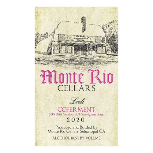 Monte Rio Cellars Coferment Petit Verdot - Sauvignon Blanc 2022 750ml
