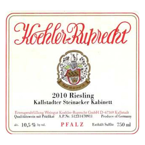 Koehler-Ruprecht Riesling Kallstadter Steinacker Kabinett 2022 750ml