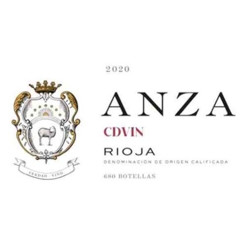 Anza - Diego Magana Rioja CDVIN 2022 750ml