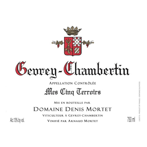 Domaine Denis Mortet Gevrey-Chambertin Mes Cinq Terroirs 2022 750ml