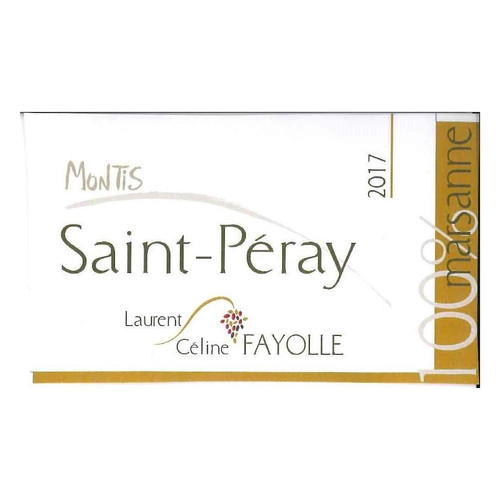 Laurent Fayolle Montis Saint-Peray Marsanne 2023 750ml Laurent Fayolle Montis Saint-Peray Marsanne 2023 750ml