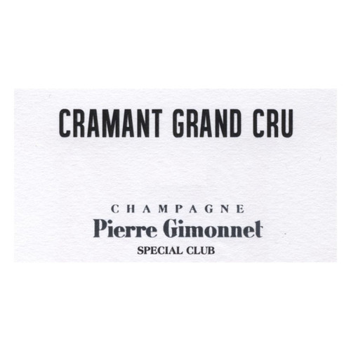 Pierre Gimonnet & Fils Champagne Grand Cru Brut Special Club Cramant 2017 750ml