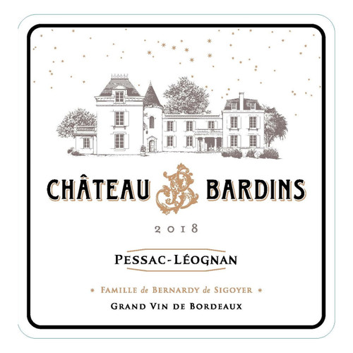 Chateau Bardins Pessac Leognan Rouge 2019 750ml