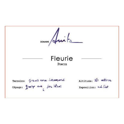 Domaine Anita Fleurie Poncie 2023 750ml