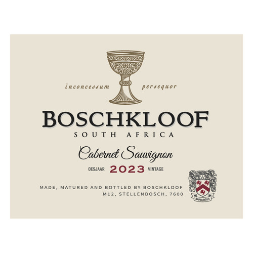 Product image for Boschkloof Wines Cabernet Sauvignon Stellenbosch 2023 750ml