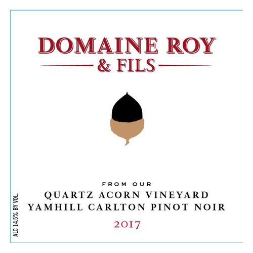 Product image for Domaine Roy & Fils Pinot Noir Quartz Acorn Vineyard Yamhill-Carlton District 2023 750ml