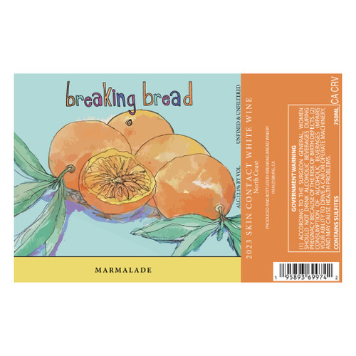 Product image for Breaking Bread Winery Marmalade North Coast 2024 750ml