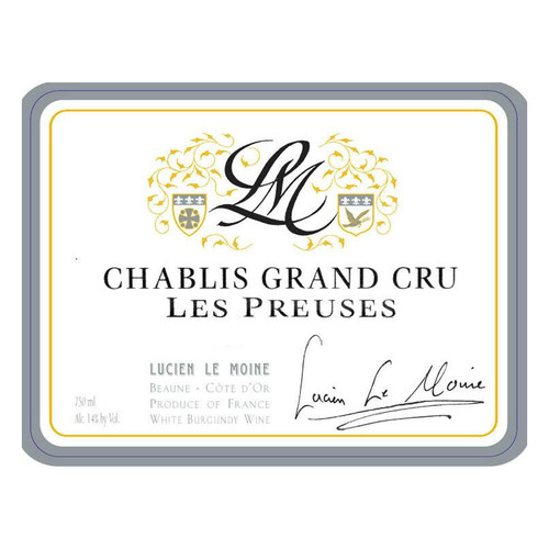 Product image for Lucien Le Moine Chablis Grand Cru Preuses 2022 750ml