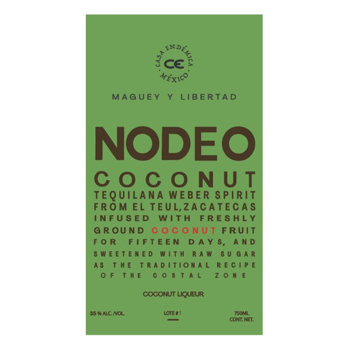 Product image for Nodeo Tequilana Coconut Liqueur NV 750ml