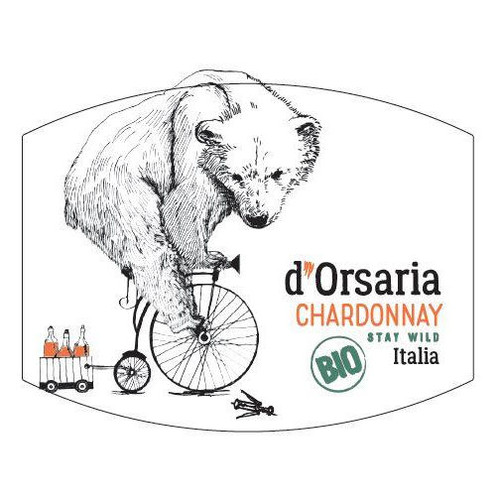 Product image for D'Orsaria Bear Bio Chardonnay IGT 2022 750ml Product image for D'Orsaria Bear Bio Chardonnay IGT 2022 750ml