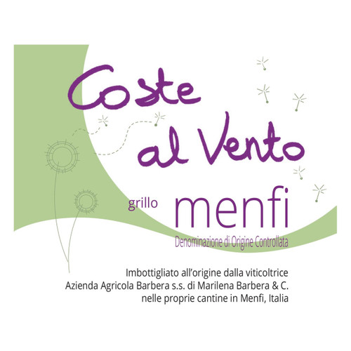Product image for Cantine Barbera Coste al Vento Grillo 2023 750ml Product image for Cantine Barbera Coste al Vento Grillo 2023 750ml