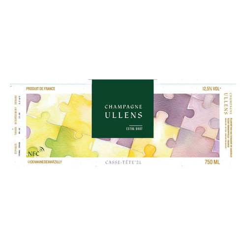 Product image for Champagne Ullens Champagne Extra Brut Casse-Tete 2021 750ml