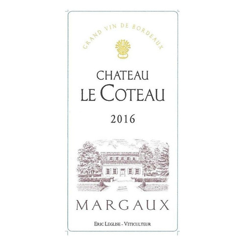 Product image for Chateau Le Coteau Margaux 2018 750ml