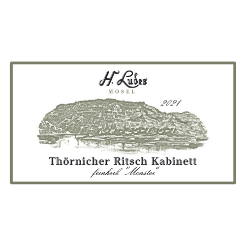 Product image for Weingut Hermann Ludes Mosel Riesling Thornicher Ritsch Kabinett Feinherb Monster 2022 750ml