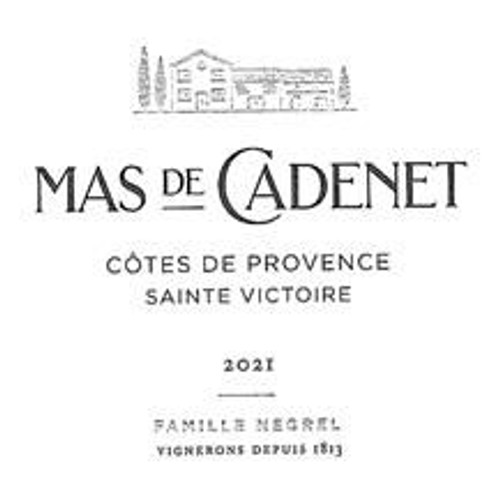 Product image for Mas de Cadenet Cotes de Provence Sainte Victoire Rose 2024 3L