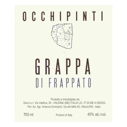 Product image for Arianna Occhipinti Grappa di Frappato NV 750ml