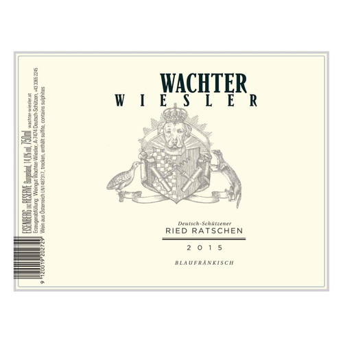 Product image for Wachter-Wiesler Ried Ratschen Blaufrankisch 2021 750ml Product image for Wachter-Wiesler Ried Ratschen Blaufrankisch 2021 750ml
