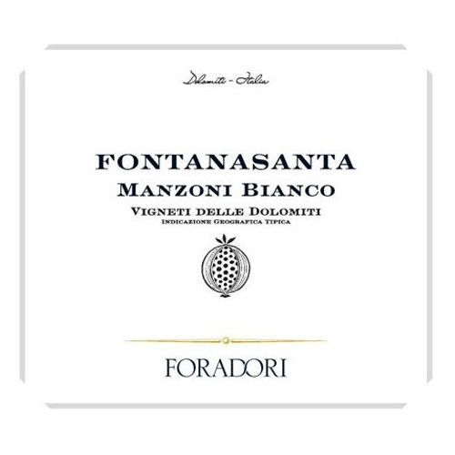Product image for Foradori Vigneti delle Dolomiti Manzoni Bianco Fontanasanta 2024 750ml