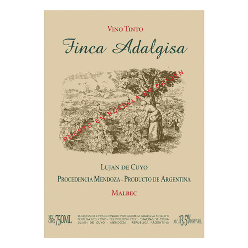Product image for Finca Adalgisa Lujan de Cuyo Malbec 2018 750ml