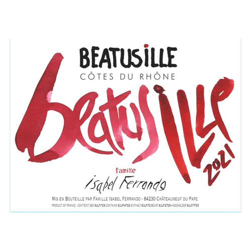 Product image for Domaine Isabel Ferrando Cotes du Rhone Beatus Ille 2023 750ml