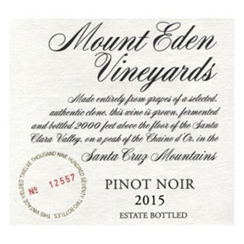 Product image for Mount Eden Estate Pinot Noir 2015 750ml Product image for Mount Eden Estate Pinot Noir 2015 750ml