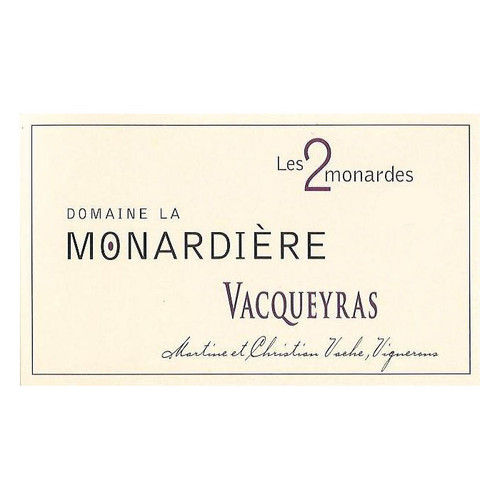 Product image for Domaine La Monardiere Vacqueyras Les 2 Monardes 2023 750ml