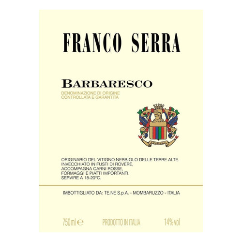 Product image for Franco Serra Barbaresco DOCG 2021 750ml