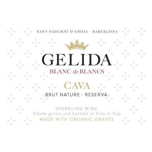 Product image for Vins el Cep Cava Brut Nature Blanc De Blancs Gelida Reserva 2019 750ml