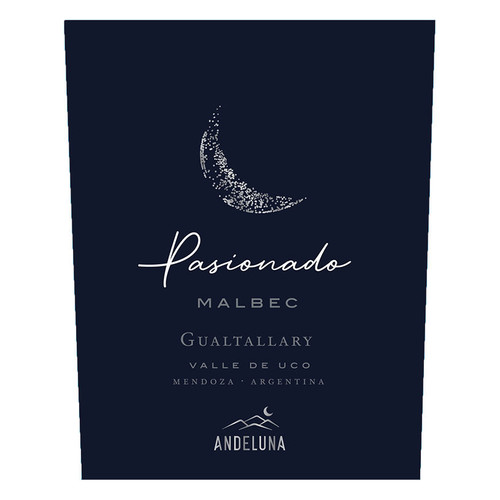 Product image for Andeluna Pasionado Malbec 2019 750ml Product image for Andeluna Pasionado Malbec 2019 750ml