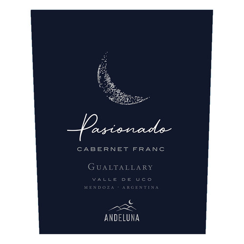 Product image for Andeluna Pasionado Cabernet Franc 2022 750ml Product image for Andeluna Pasionado Cabernet Franc 2022 750ml