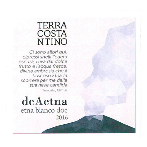 Product image for Terra Costantino Etna Bianco deAetna 2023 750ml
