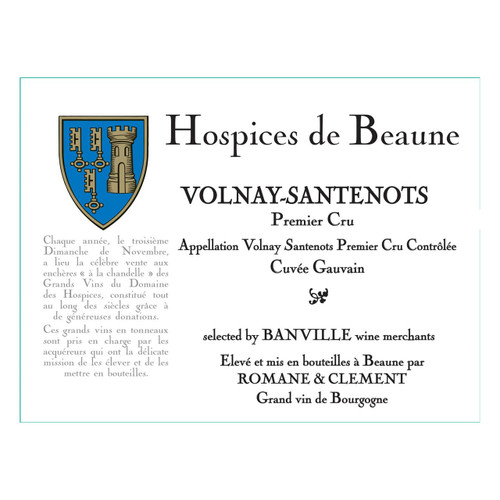 Product image for Romane & Clement Volnay 1er Cru Santenot Cuvee Gaugain Hospices de Beaune 2021 750ml