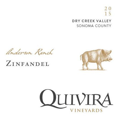Product image for Quivira Vineyards Anderson Ranch Zinfandel 2019 750ml
