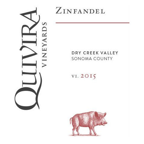 Product image for Quivira Winery Dry Creek Zinfandel 2020 750ml