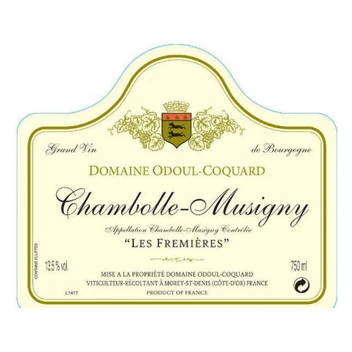 Product image for Domaine Odoul-Coquard Chambolle-Musigny Les Fremieres 2022 750ml