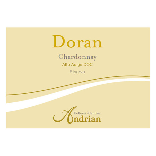 Product image for Andriano Doran Sudtirol Alto Adige Chardonnay Riserva 2021 750ml