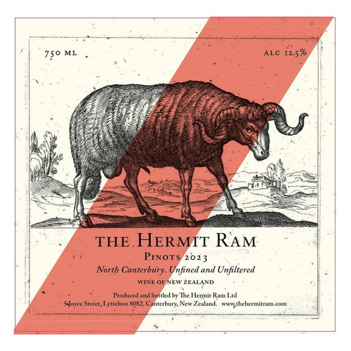 Product image for The Hermit Ram Pinots North Canterbury 2023 750ml