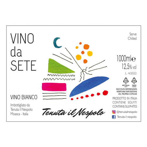 Product image for Tenuta il Nespolo Vino Da Sete Vino Bianco 2023 750ml