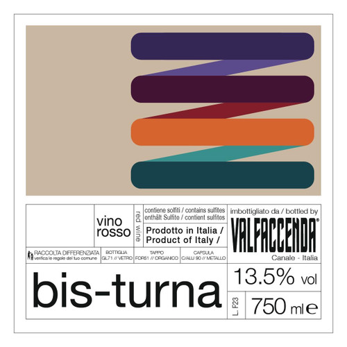 Product image for Valfaccenda Bis-Turna Vino Rosso 2023 750ml