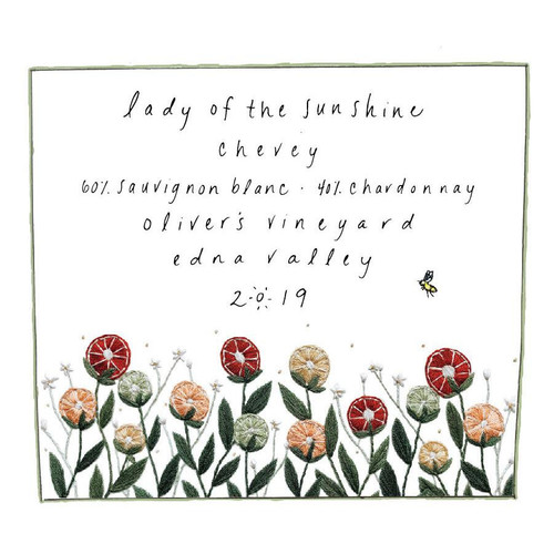 Product image for Lady of the Sunshine Sauvignon Blanc Chardonnay Chevey Oliver's Vineyard Edna Valley 2024 750ml