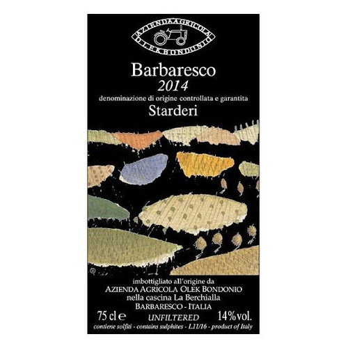 Product image for Olek Bondonio Barbaresco Starderi 2022 750ml