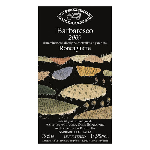 Product image for Olek Bondonio Barbaresco Roncagliette 2022 750ml