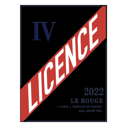 Product image for Licence IV Le Rouge 2024 1L