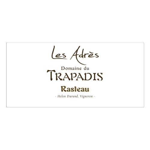 Product image for Domaine du Trapadis Rasteau Les Adres 2020 750ml Product image for Domaine du Trapadis Rasteau Les Adres 2020 750ml