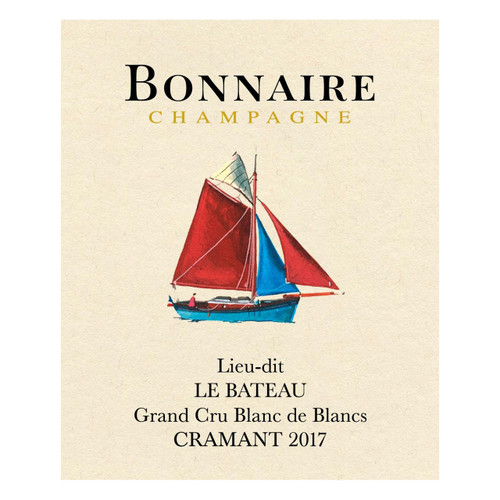 Product image for Champagne Bonnaire Champagne Grand Cru Extra-Brut Blanc De Blancs Cramant Le Bateau Lieu-Dit 2017 750ml