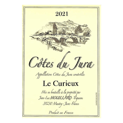 Product image for Domaine Jean-Luc Mouillard Cotes du Jura Le Curieux 2021 750ml