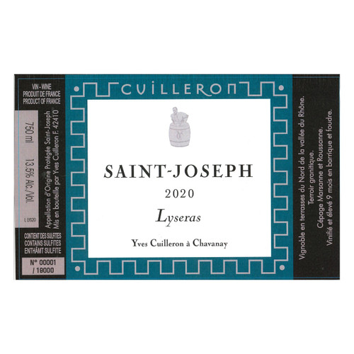 Product image for Yves Cuilleron Saint-Joseph Lyseras Blanc 2023 750ml