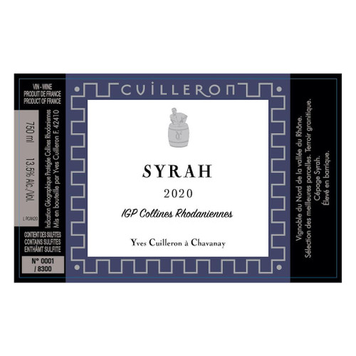 Product image for Yves Cuilleron Syrah Les Vignes d'a Cote 2023 750ml