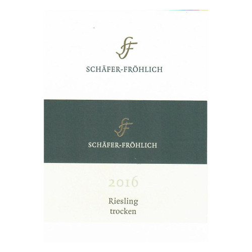 Product image for Schafer-Frohlich Estate Riesling Trocken 2023 750ml